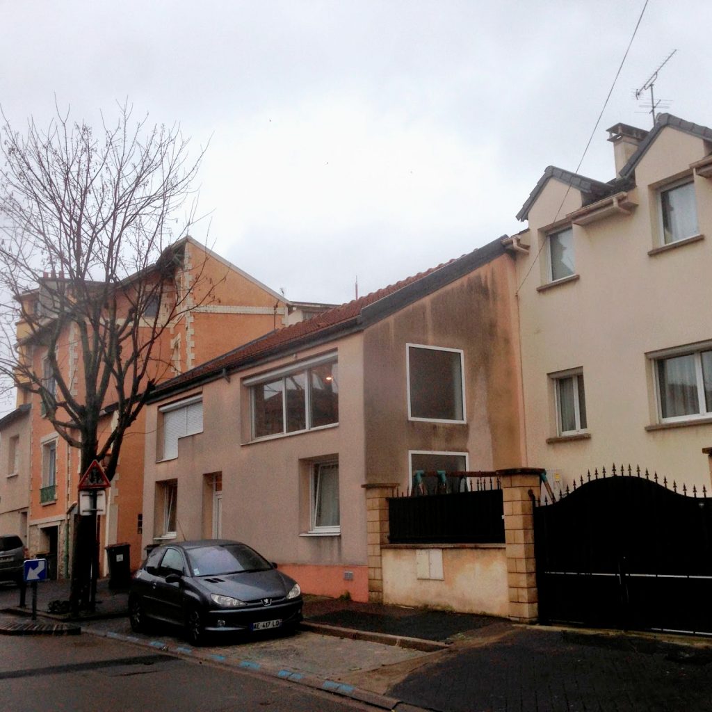 Avant extension jardin de toit Les Lilas 93