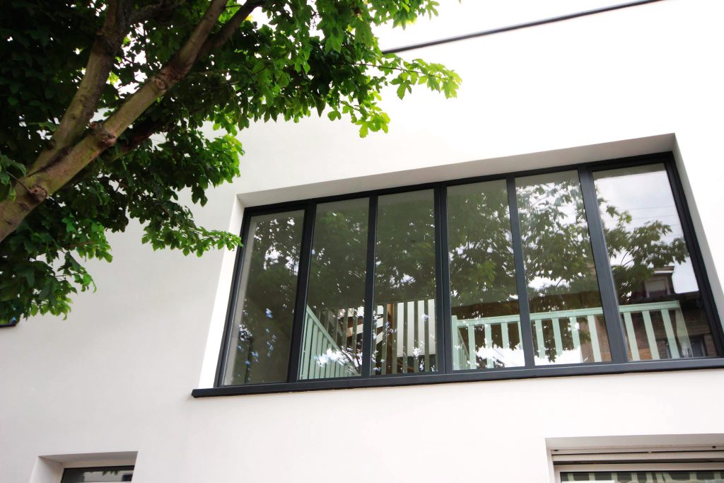 Baie vitrée jardin de toit Les Lilas