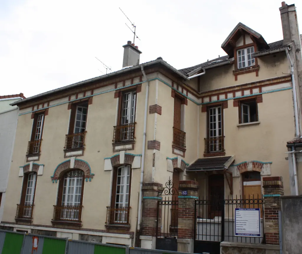 Avant jardin de toit Paris vue de rue
