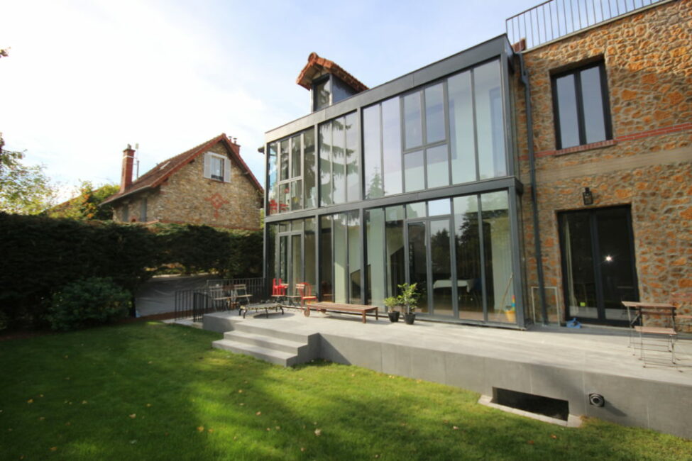 Extension maison de ville Garches 92, architecte DPLG Jean-Thomas Finateu