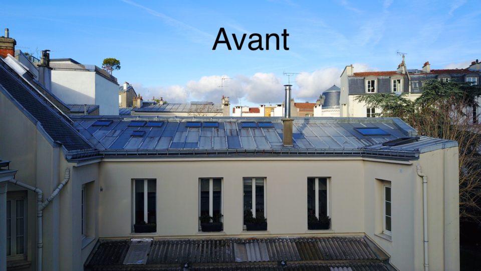 Avant surélévation maison Boulogne-Billancourt