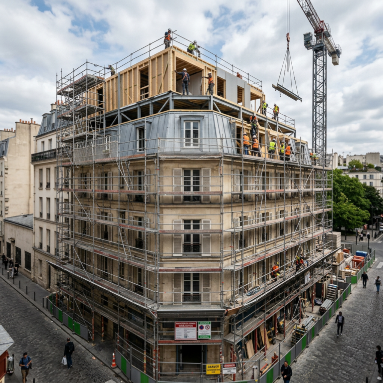 Surélévation à Paris : le guide complet pour réussir votre projet